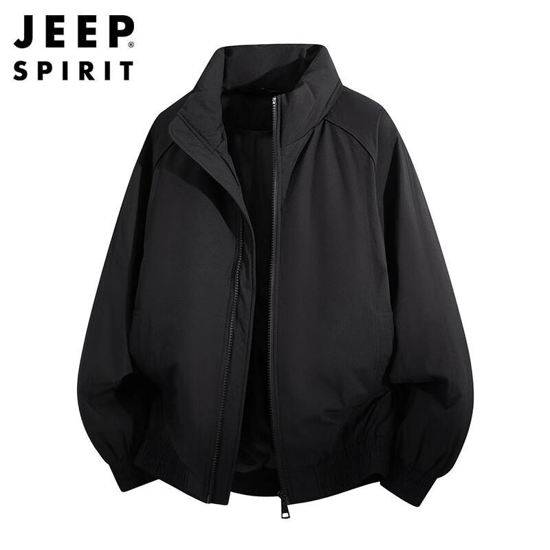 JEEP SPIRIT Men's Hooded Padded Bomber Jacket