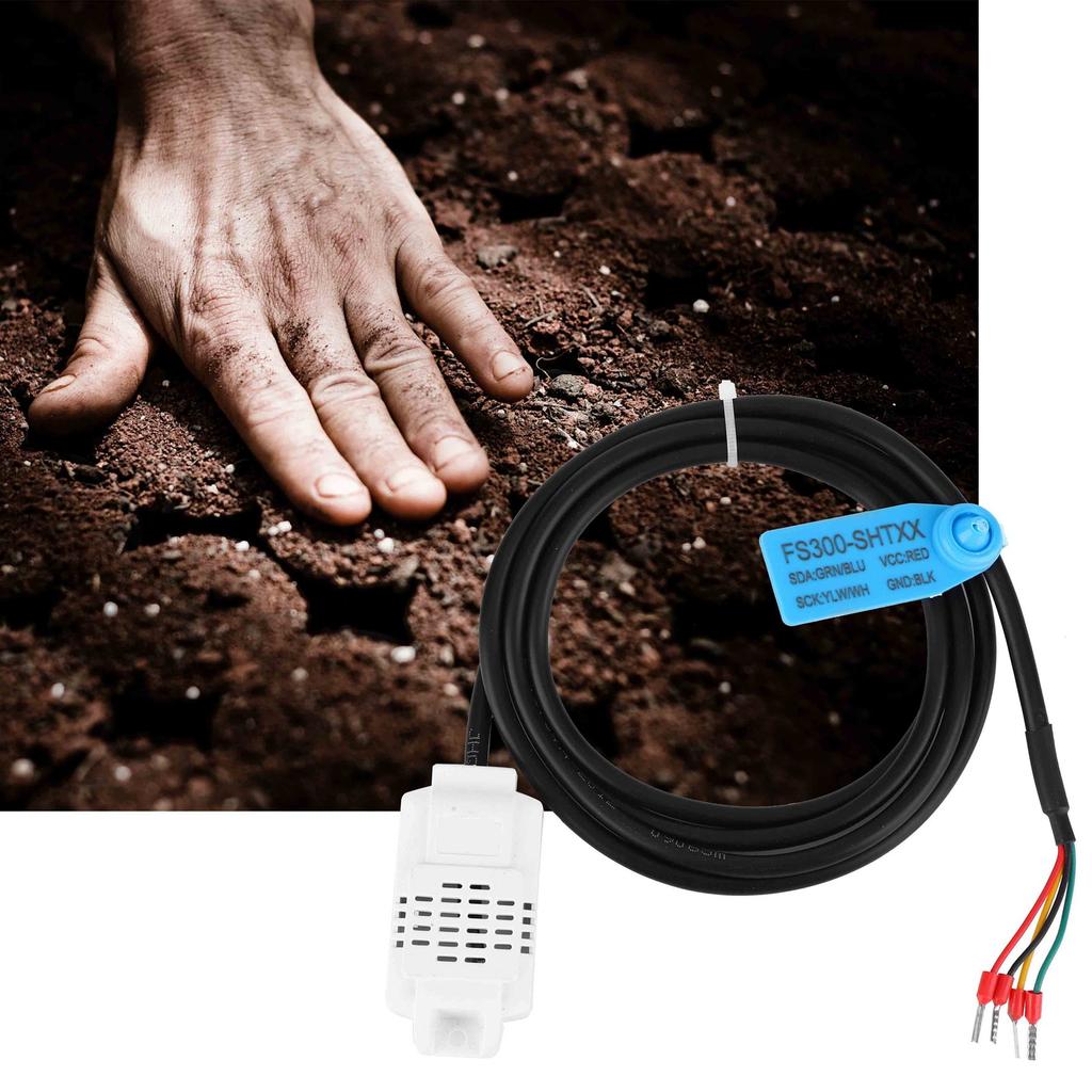 High Accuracy Digital Output Humidity Temperature Sensor Soil Moisture Sensor Probe (SHT31)