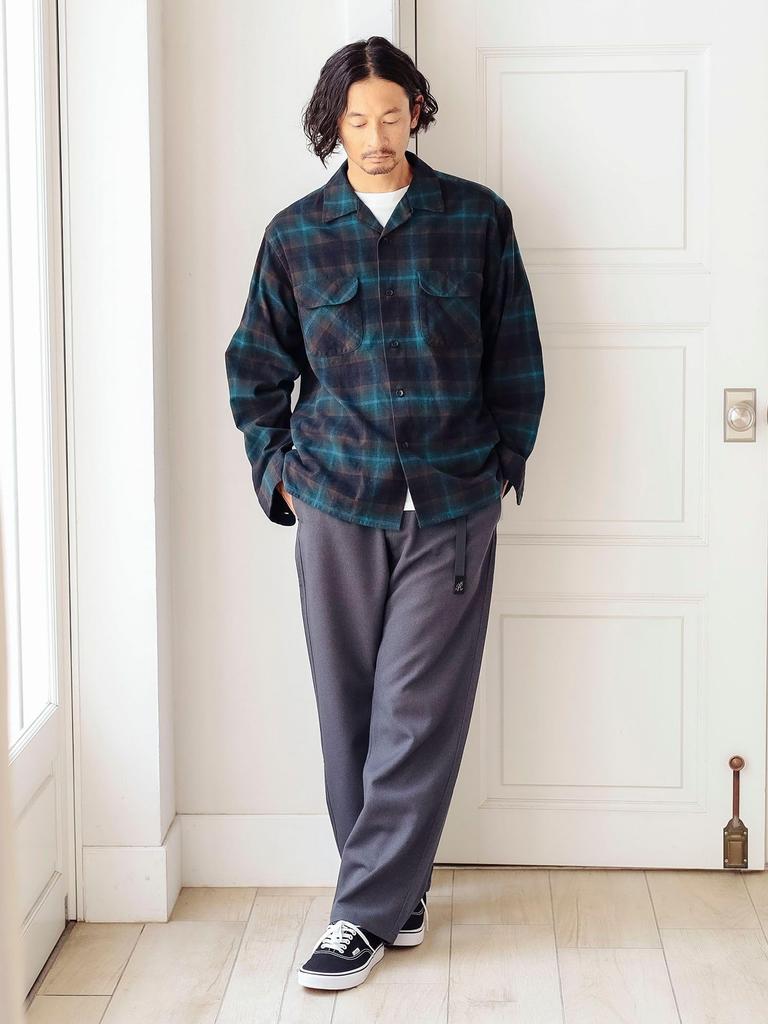 B:MING LIFE STORE by BEAMS Painter [Special Order] Gramicci Wool-Like Slacks Men's CHARCOAL.G M
