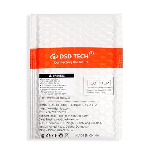 DSD TECH SH-AU20B USB to 6.35mm TS Audio Adapter Supports 96Khz 24-bit Sampling Rate