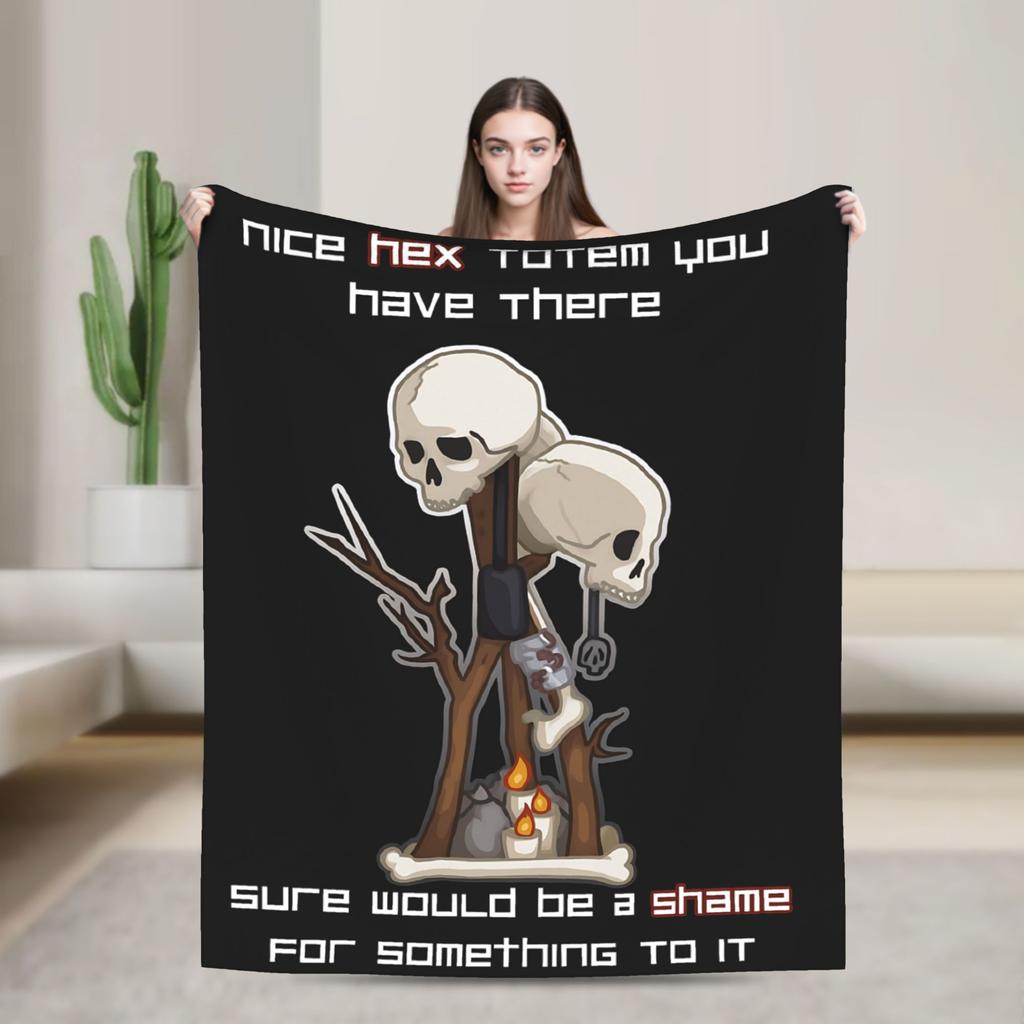 DBD Deads by Daylights  Blanket  Super Warm Street Trend Plush Throw Blanket For Girls Boys Home Decor Flannel Bedspread Cover