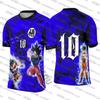 2026Japanese Anime Football Jersey Dragon Ball Men/Women Oversize Tshirt Summer  Sport Breathable Bandai Cosplay Tshirt