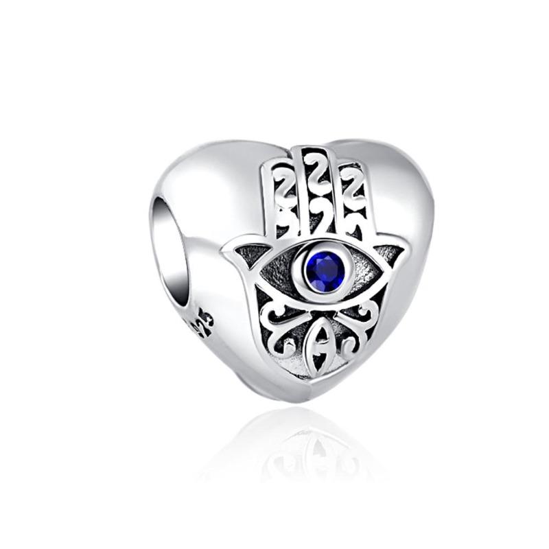 

Brand New Copper Greek Eye Devil S Eye Pendant With Charcoal Beads Fitting Original Bracelet Diy Women S Jewelry