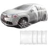 Thickened Transparent Disposable Car Cover - Rainproof & Dustproof Protection Set