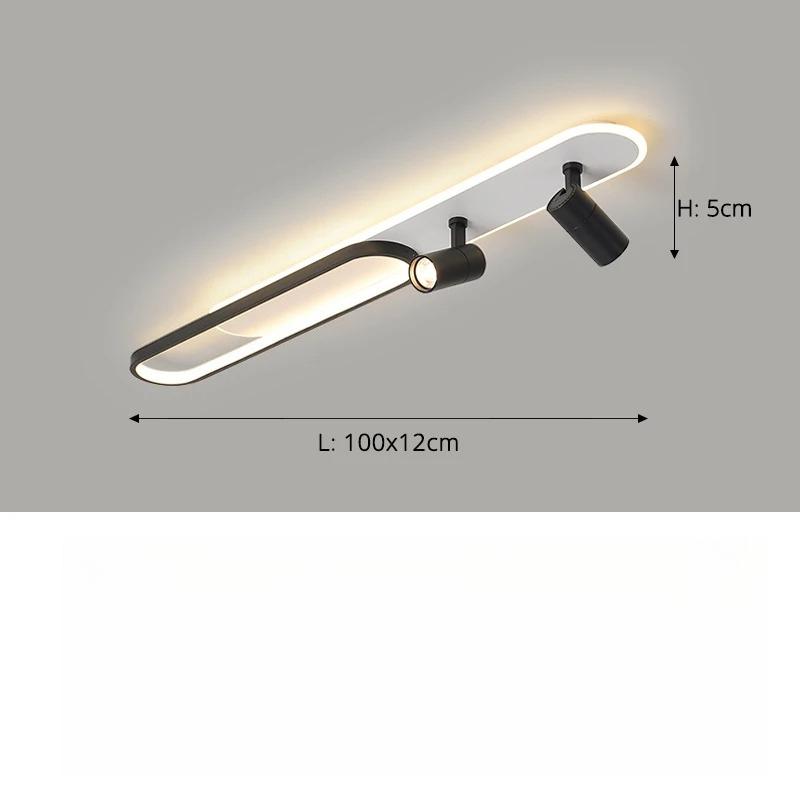 Modern Minimalist LED Ceiling Lamp with Spotlights Indoor Home Living Room Dining Room Bedroom Decorative Lighting