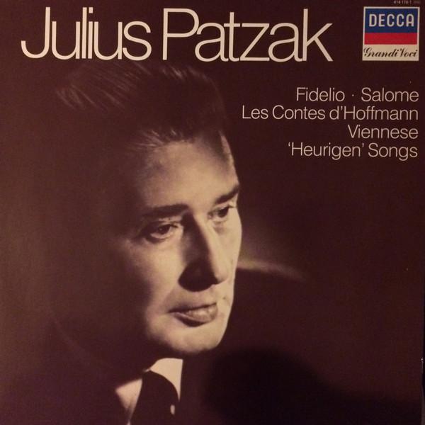 

LP Record JULIUS PATZAK - Julius Patzak 4141781 DECCA 1985 Europe Classical Used