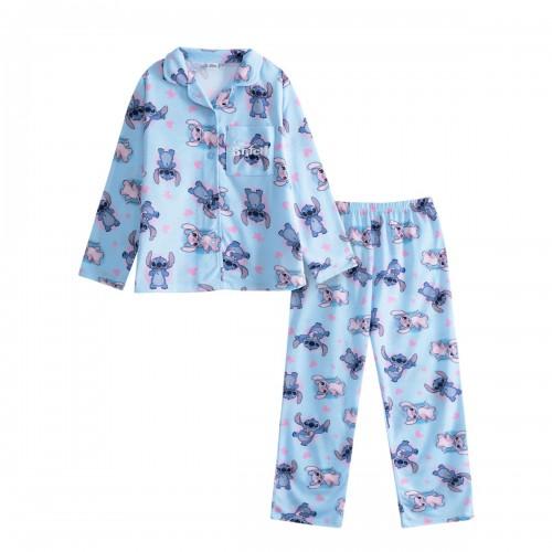 Lilo & Stitch Girls Character Long-Sleeved Long Pyjama Set