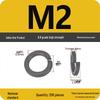 8.8 Grade Black Shock Absorbing Washer M3-M16
