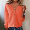 Women's Plus Size Long Sleeve Cardigan - Spring/Summer Lightweight Sweater Jacket