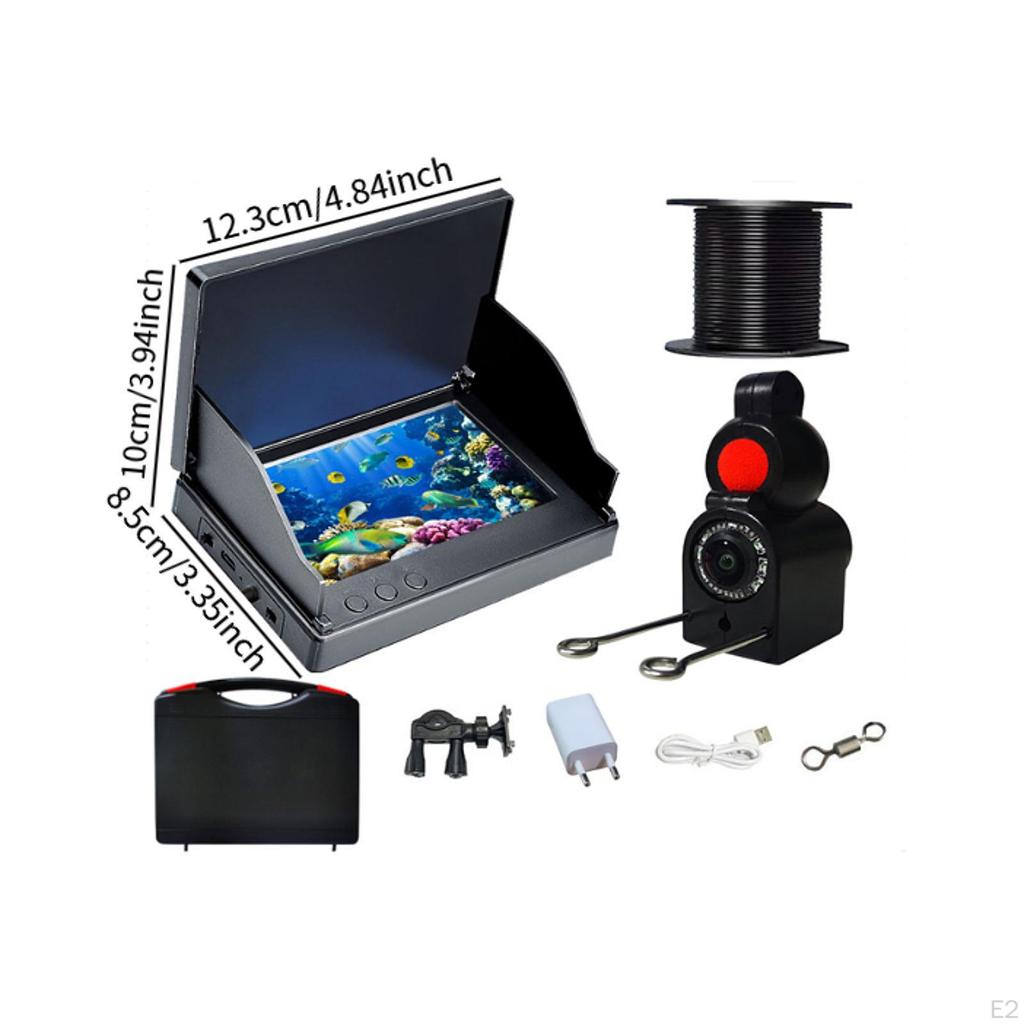 Fishfinders Vision Underwater Fishing Camera for Boat Water Sports Lake 15m Line