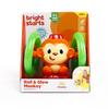 Bright Starts Roll & Grow Monkey (6 months and up) Crawling & Chasing Game, 52181
