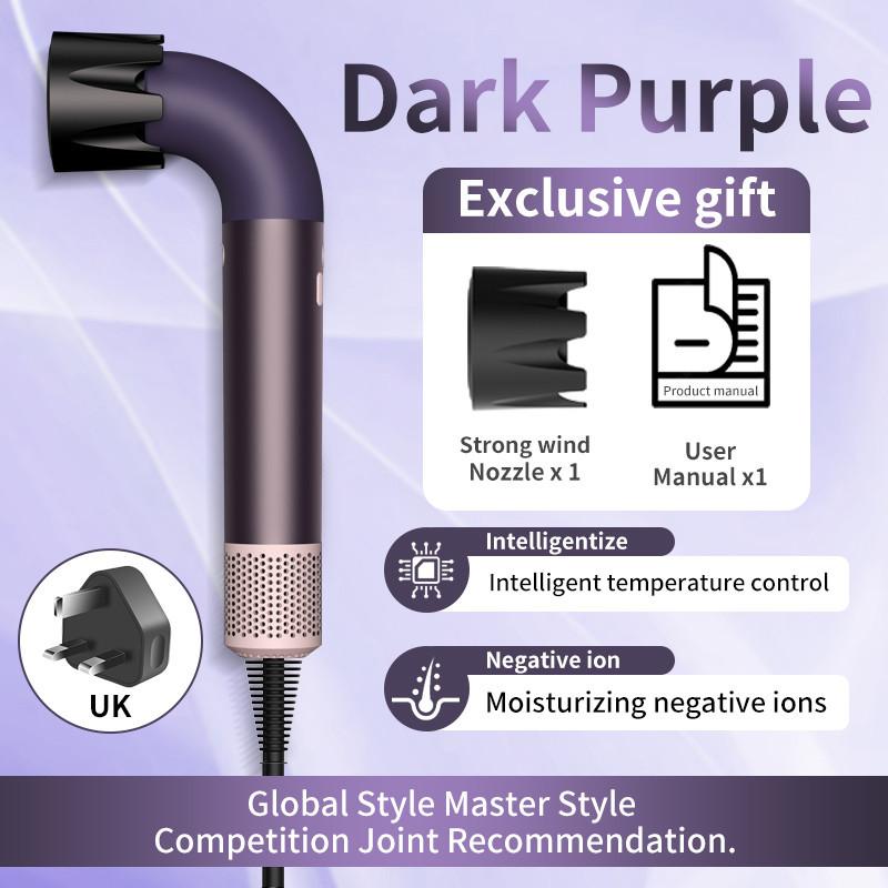 HD18 Handheld Hair Drying Machine Portable High Speed Negative Ion Hair Dryer Silent Fast Hair Drying Styling Tools