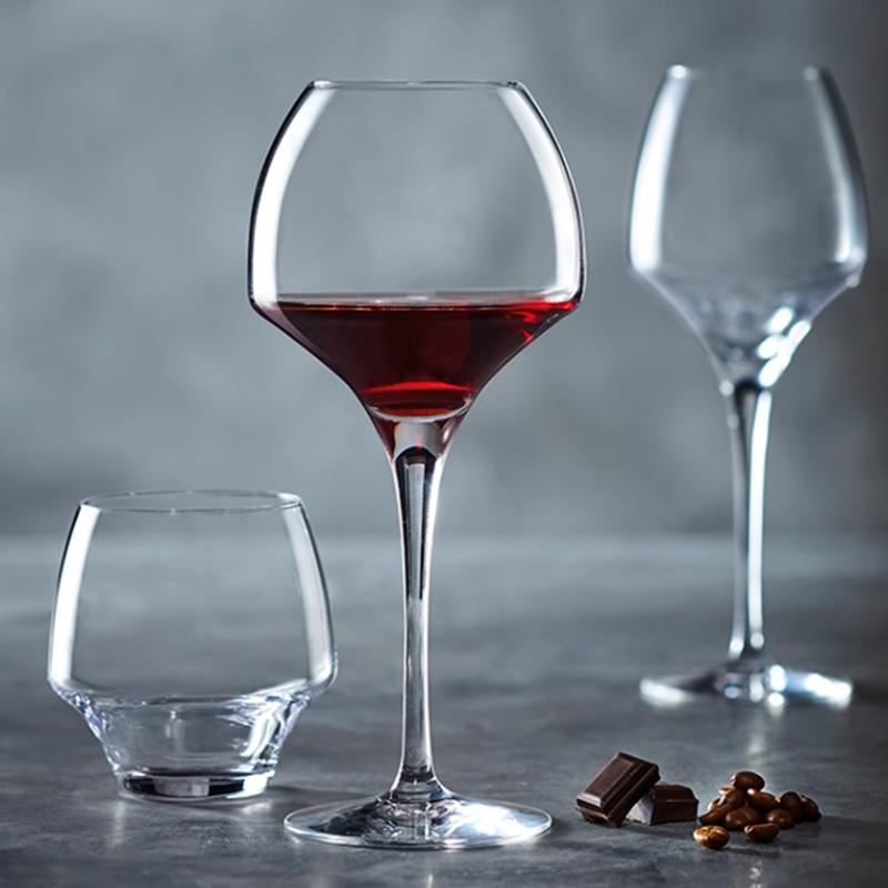 Crystal Red Wine Glasses - Premium Large Hand Blown Wine Goblet - Long Stem Wine Glasses - Gifts for Wine Lovers, Wine Tasting