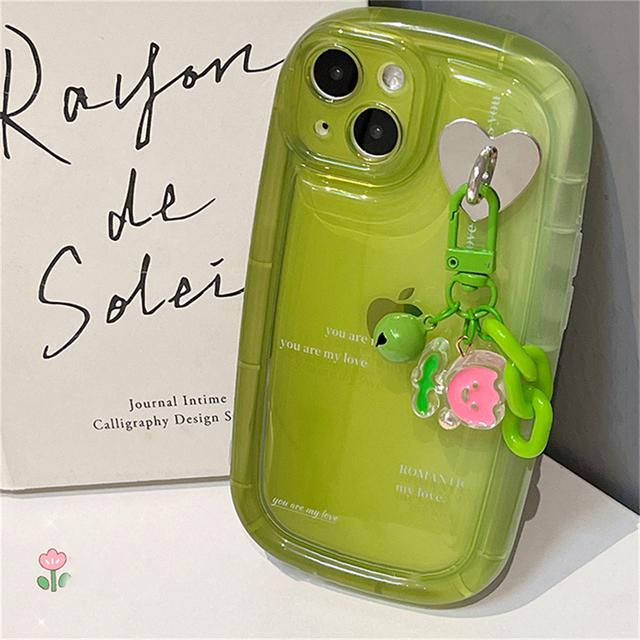 

Корейский милый 3d кулон с цветком тюльпана, чехол для телефона с мылом для Iphone 14 13 12 11 Pro Max X Xr 7 8 Plus, противоударный мягкий чехол, принципиально For iPhone 14Pro