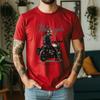 New Summer Unisexs 100 Pure Cotton TShirt Motorcycle Longing For Freedom Vintage Biker Style Casual Breathable Short Sleeve