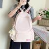 Schoolbag Japanese Ins Campus School Bag Female Junior High School High School College Student Simple Backpack Versatile Lightweight Travel Backpack