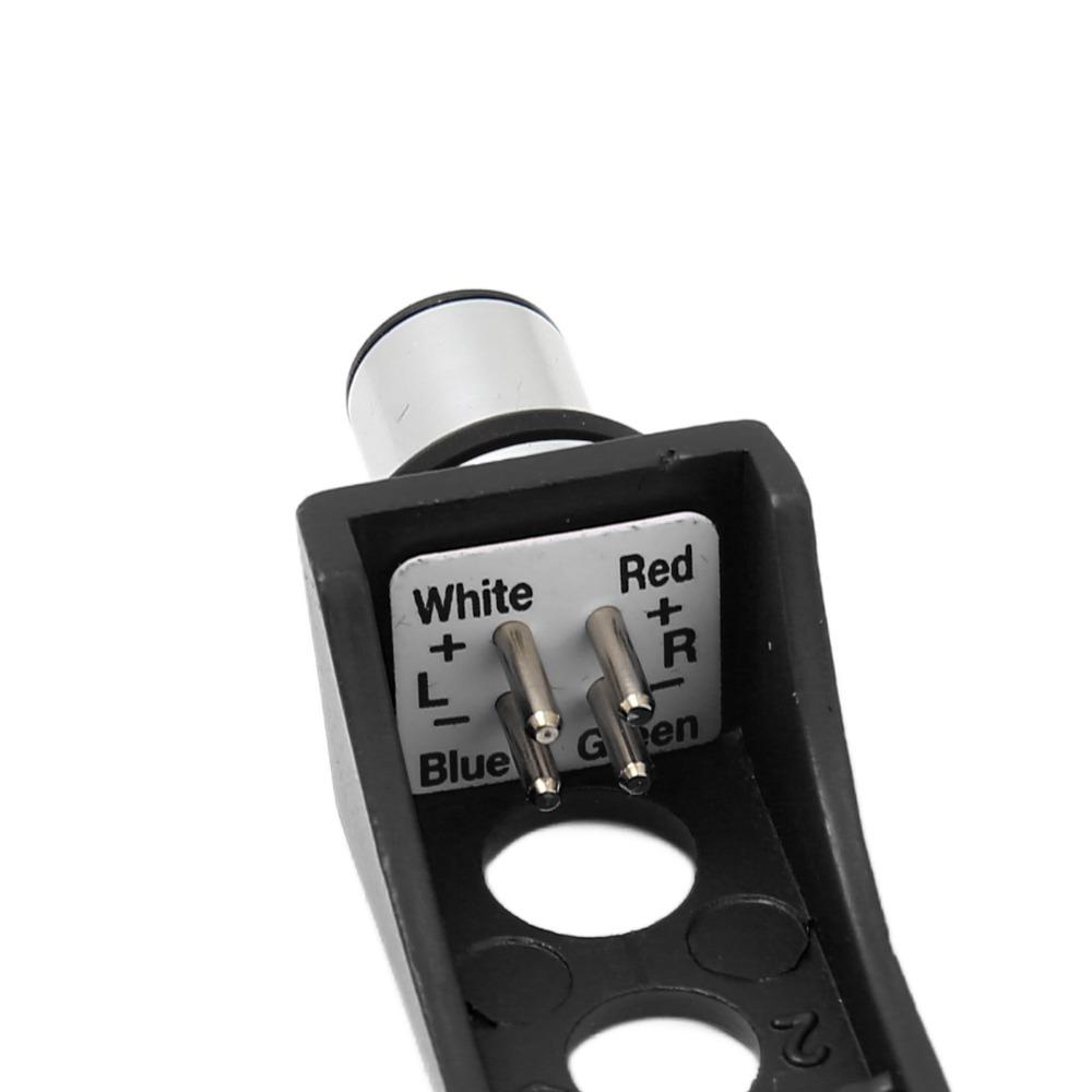 4 Connection Wires Vinyl Stylus Holder Aluminium Alloy Turntable Headshell Mount For DJ Use