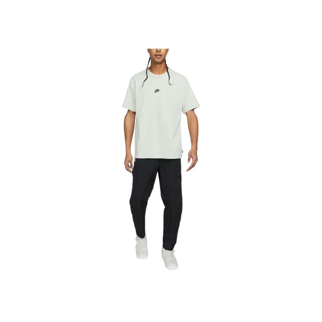 Nike Sportswear Premium Essentials Logo Short Sleeve T-Shirt Men Tops Aqua-Blue DO7393-017