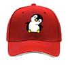Cappellino da Baseball Carino con Stampa di Pinguino Stiloso Nero con Zampe Gialle Becco Perfetto per la Pesca all'Aperto Cappellino da Baseball Sandwich