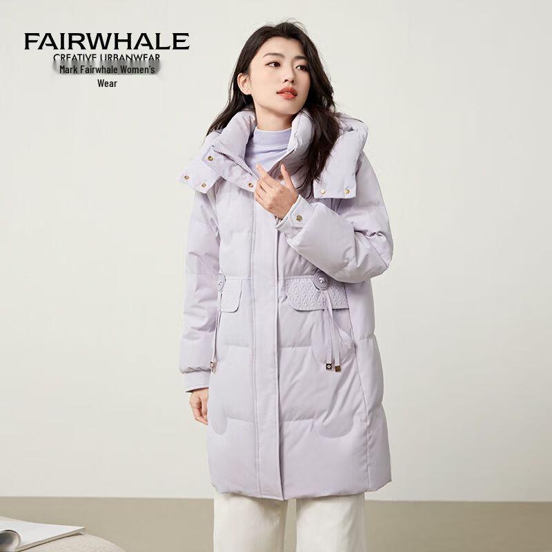 

Женская куртка средней длины Mark Fairwhale с 90% утиного пуха и съемным капюшоном XL