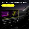 11 Color Screen Light For BMW G20 G26 I3 I4 I5 G60 G05 X5 G06 X6 G07 X7 M3 M4 Series Car LED Monitor Display Ambient Light Parts