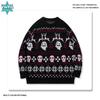 Pull Tricoté Crâne Halloween Andre Coupe Ample Couple Col Rond Manches Longues Automne Adolescents
