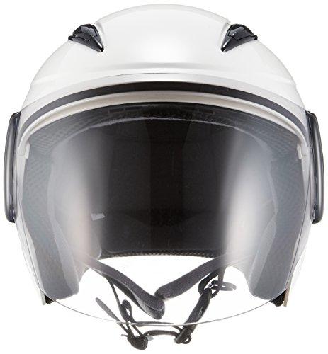 Marushin (MARUSHIN) Semi-Jet Motorcycle Helmet, M-520XL, White, XL Size (Under 61-62cm), 5211