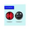 APSMOTIV 2X of Rear Lights | Black Body | Black Ring | Red Lens Compatible With Jeep Willys John Deere & Massey Ferguson Tractors