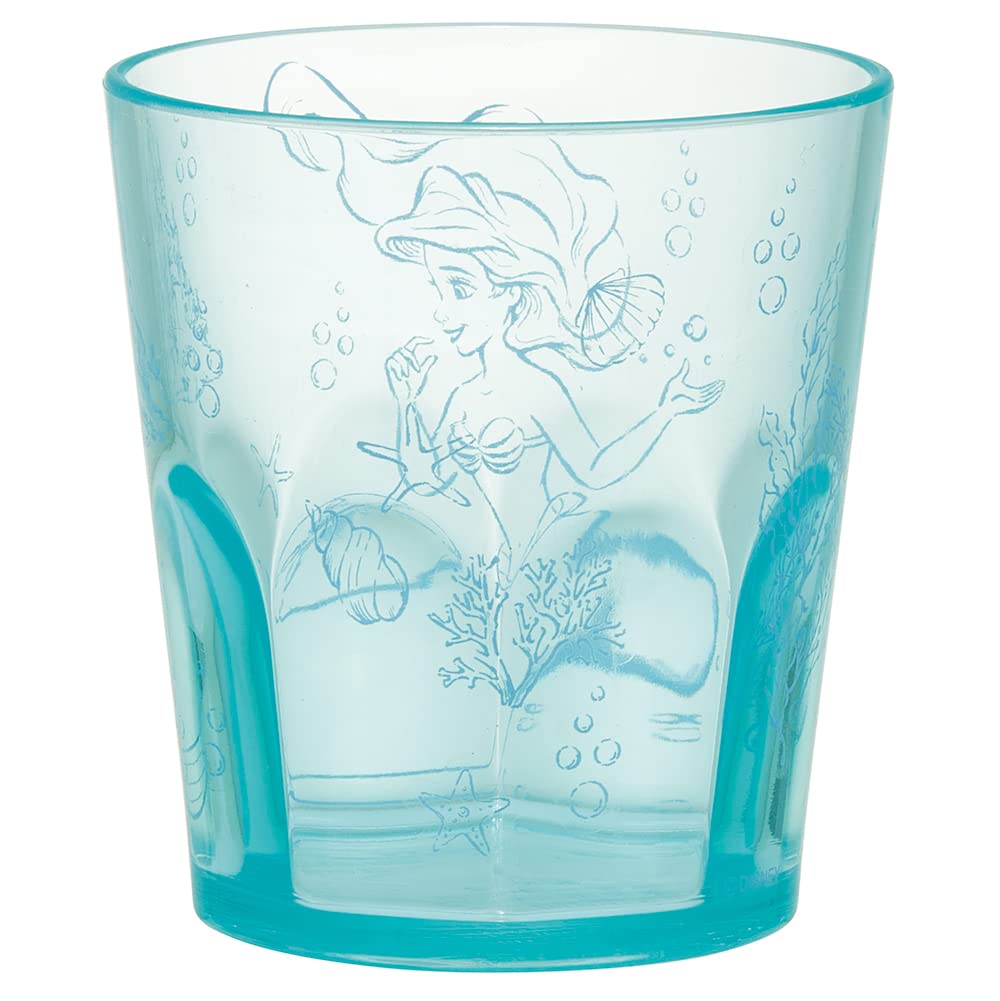 Skater Acrylic Disney Ariel Cup, 280ml, Turquoise, KSA4-A