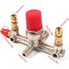 Double Outlet Tube Alloy Air Compressor Switch Pressure Regulator Valve Fit Part