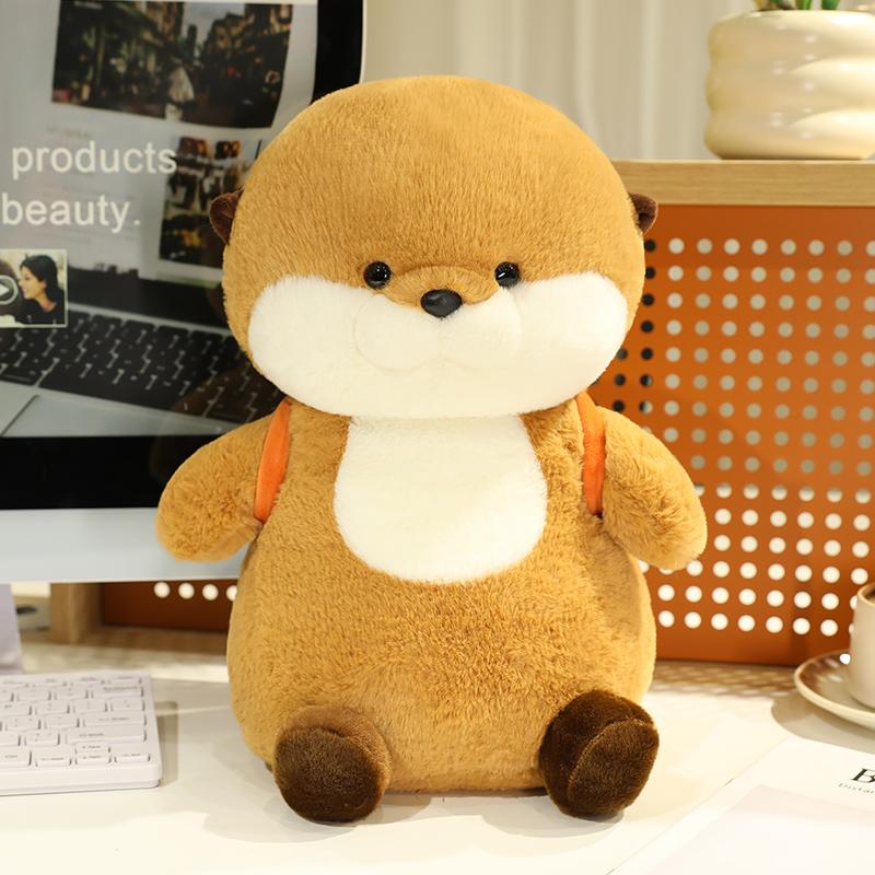 Non-Toxic Otter Plush Cute Little Otter Plush Doll Fish Head Starfish Otter Pendant Doll Cute Children Heart Creative Gift