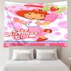 Straw-berry Quick-Dry Tapestry Hanging for Bedroom,Livingroom, Playroom,Decor Art Room Wall Tapestry Holiday and Birthday Gifts