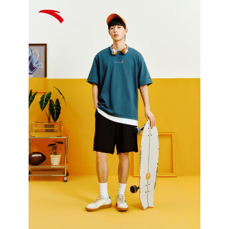 ANTA Men's Wang Yibo Ice Silk Breathable Short Sleeve T-shirt