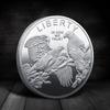 Souvenir Coin American Eagle of Liberty Commemorative Coin Double Eagle Lucky Gold Silver Coin Commemorative Medal