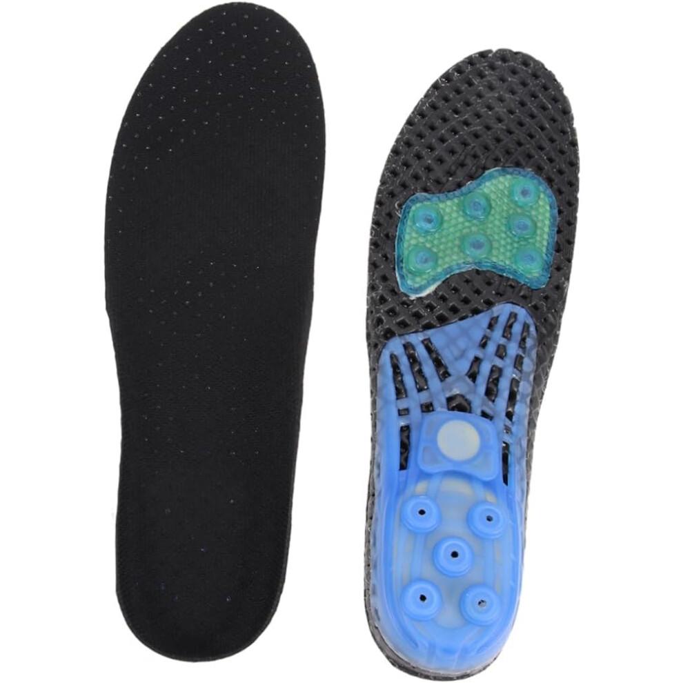 2pcs Unisex Non-slip Eva Insole Shock-absorbing Breathable Insoles