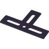 TRUSCO Joint Fittings 24 Type Flat Chrome Dimensions 100X64 Number of Holes 4 TK24-FT3B
