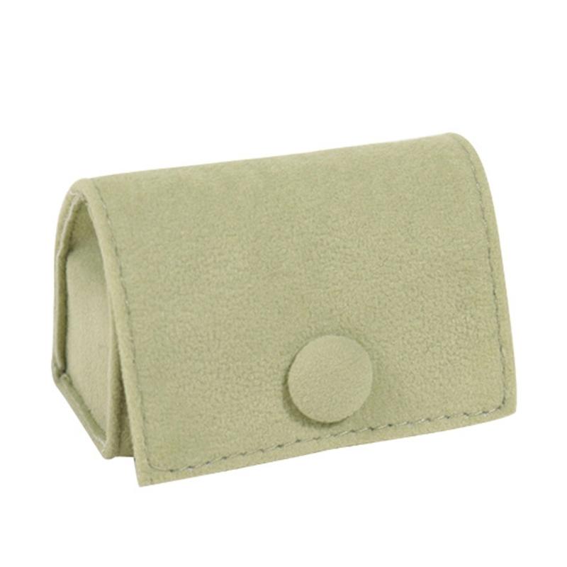 

Travel Friendly Jewelry Case for Storing Rings Earrings Necklaces and Bracelets Practical for Home or Trip светло-зеленый