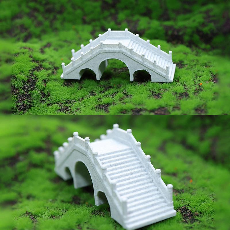 1/12 Dollhouse Simulation Arch Bridge Model Dollhouse Outdoor Garden Park Landscape Ornament Doll House Decor Accessories