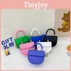 Elegant Mini Pu Shoulder Bag For Little Girls With Trendy Color Combinations And Accessory Space