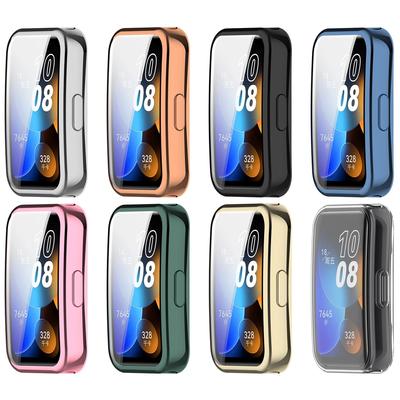 Soft TPU Case For Huawei Band 8 9 10 Accessories All-around Bumper Smart Watch Shell Cover For Huawei Band 10 Screen Protector