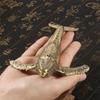 Metal Animal Statues Figurines Retro Whale Statue Figurines Sculptures Tabletop Centerpieces Home Decors Collectibles