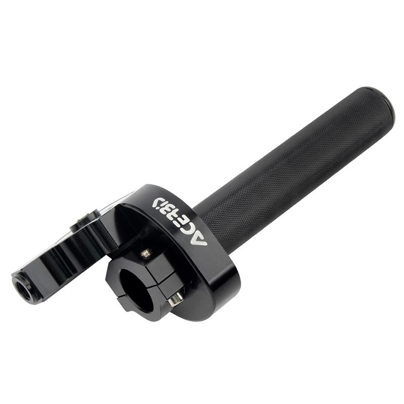 Motorcycle Universal 22mm CNC Aluminum Acerbs Handle Throttle Grip Quick Twister With Throttle Cable for 50 110 125 250cc Throttles 2