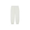 Li Ning Vital Series Einfarbige Mid-Waist Tapered Strick-Sporthose Unisex-Hose Off-White AKLT683-3