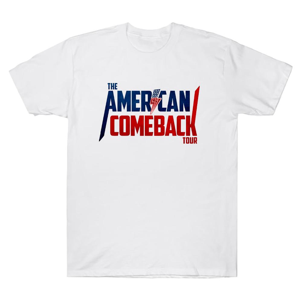 America Comeback Tour T Shirts Charlie Kirk Freedom Tees Woman Man High Quality Cotton Streetwear Short Sleeve Crewneck Clothes