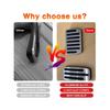 For Land Rover Discovery Sport L550 2014~2024 Car Brake Rest Stainless Accelerator Covers No Drilling Stainless Steel Acessories