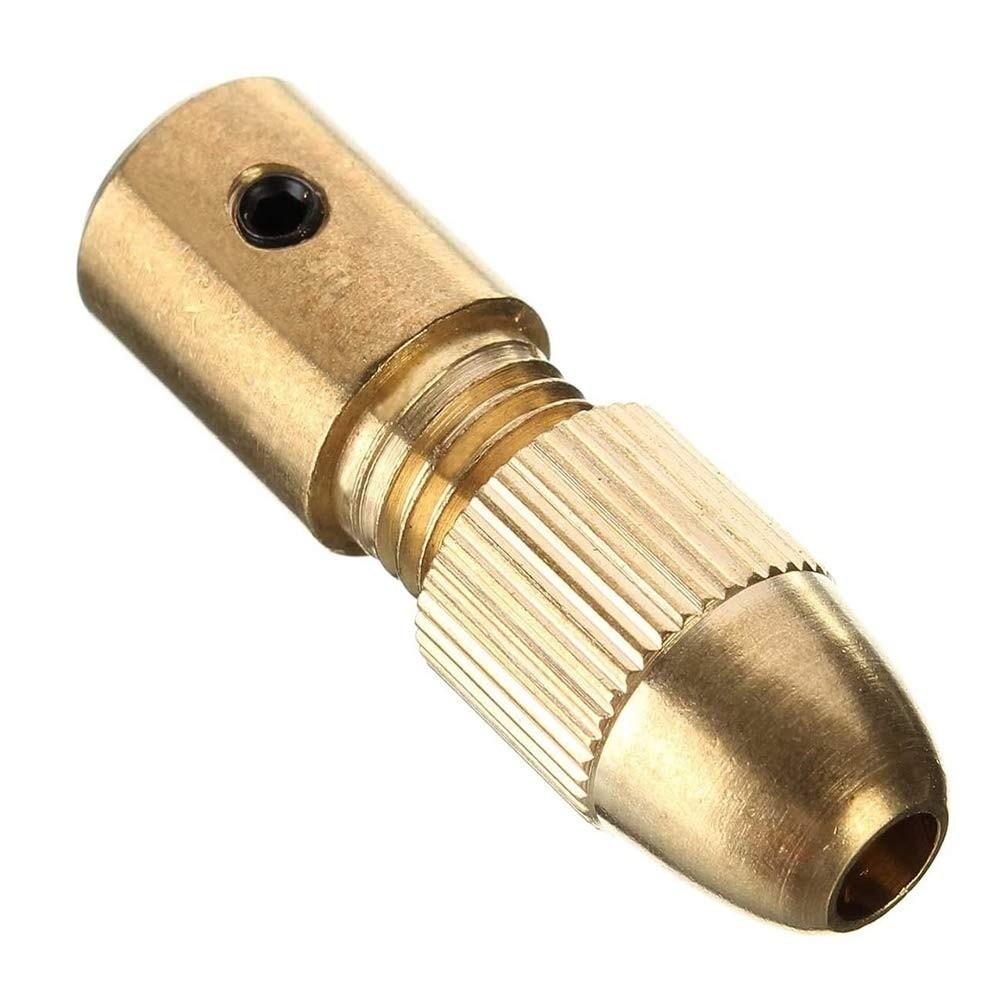 3 Sets Brass Material Drill Bit Collet Set Micro Drill Collet Chuck  For Rotary Tools