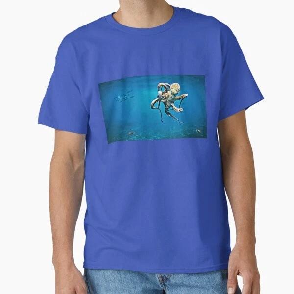 Octopus Classic TShirt Made In UsaAus TShirt S2xl S
