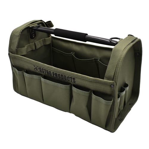 AP Handy Tool Tote, Olive Drab, 03-09835, by ASTROPRODUCTS. This Tool Case Is Perfect for Carrying Tools, Taking Them Out, or Transporting Them In You