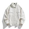 Corduroy Jacket Men's Spring and Autumn New Workwear Multi-Pocket Lapel Trendy Casual Cardigan Loose Jacket