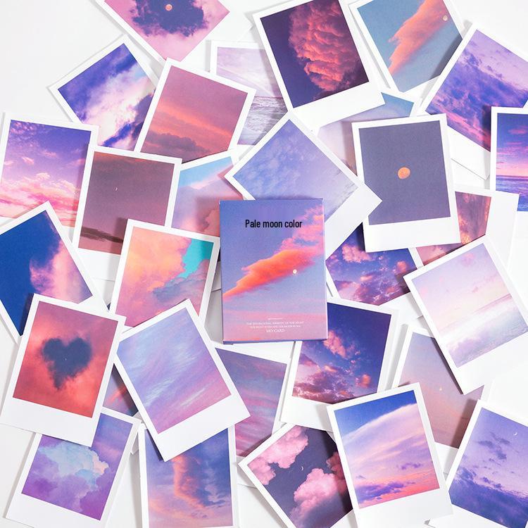 Momo Ink Cartridge Pack: Romantic Scenery Artistic Journal Stickers - 30 Sheets